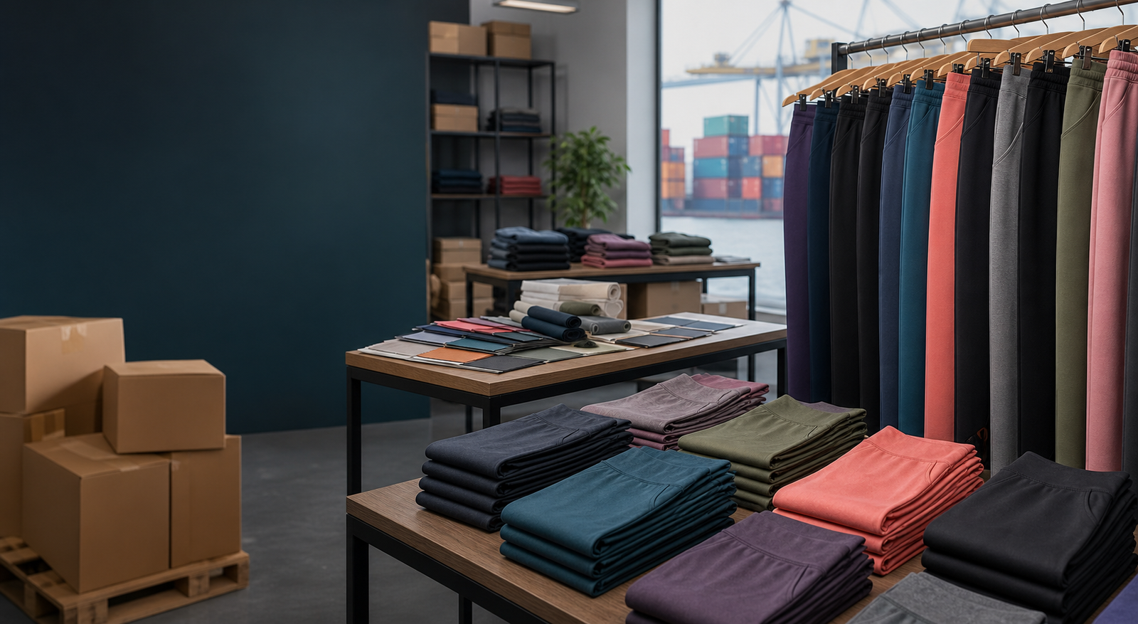 Wholesale leggings and export packaging